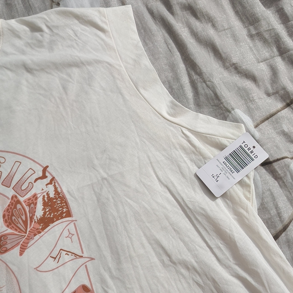 Torrid sz 1 1X Graphic vintage cotton jersey dolman tank - Picture 5 of 10